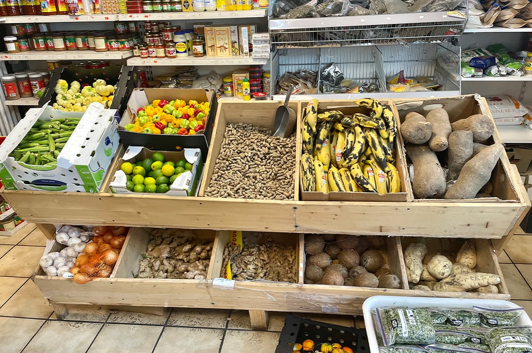 Frisches obst gemuese